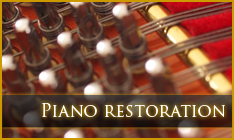 Steinway piano restoration, restoration of grand and upright pianos including Steinway, Bluthner, Bechstein