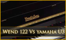 wendl and lung 122 vs yamaha u3 upright pianos