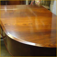 Bluthner Grand piano after repolish - piano restoration