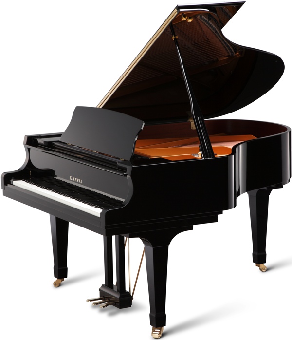 black gx2 kawai grand piano