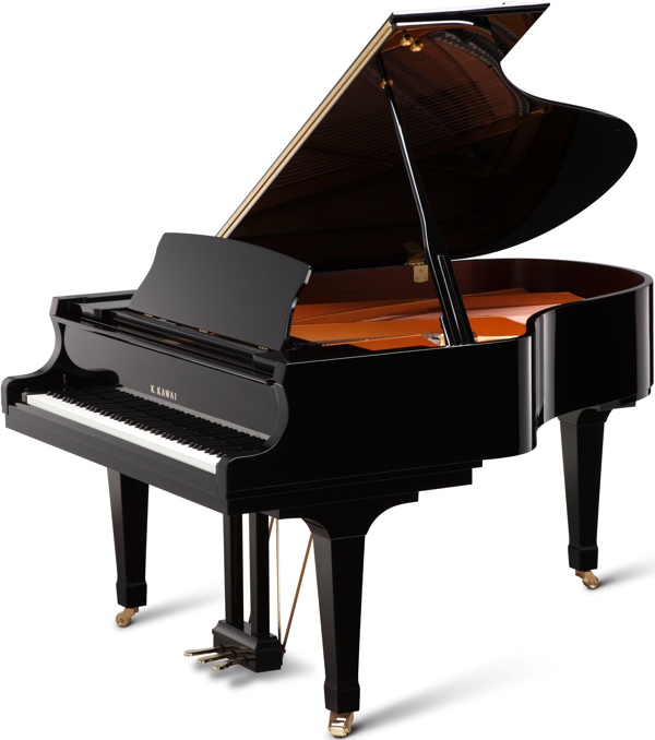 GX-3 kawai grand piano in black