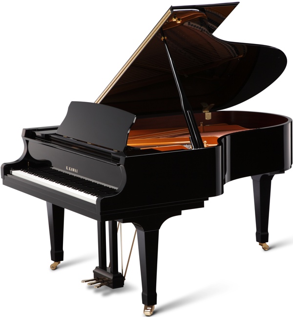 GX-5 kawai grand piano in black