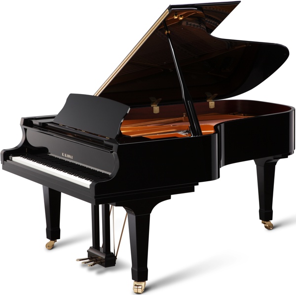 GX-6 kawai grand piano in black