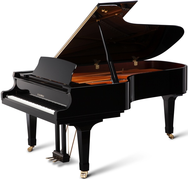 GX-7 kawai grand piano in black