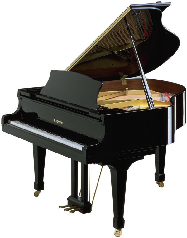 model RX-1 kawai grand piano in black polyester