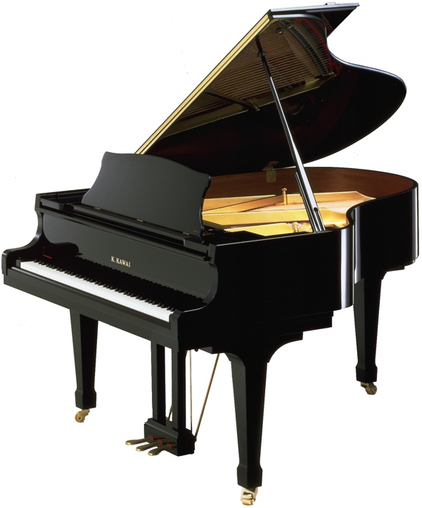 model RX-2 kawai grand piano in black polyester