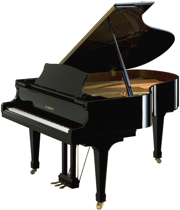 model RX-3 kawai grand piano in black polyester