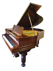 Steinway Model A grand piano in rosewood