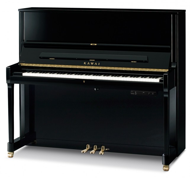 black kawai atx upright piano