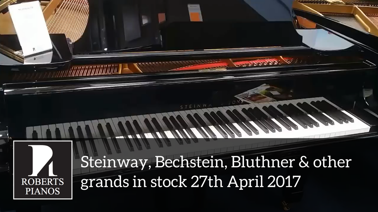 Video thumbnail Steinway, Bechstein, Blutleer and other pianos in stock