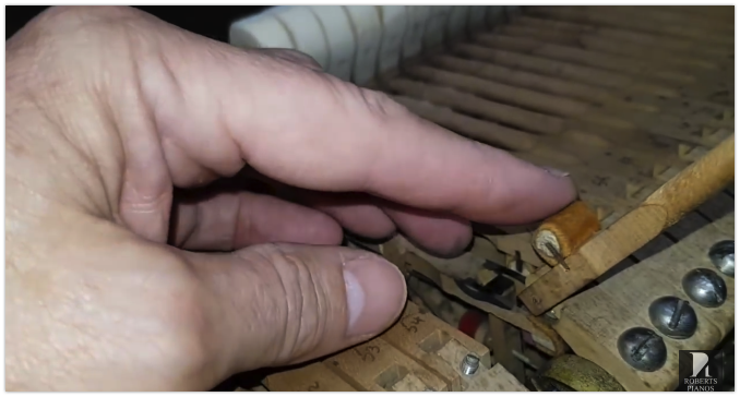 Steinway model M original rollers