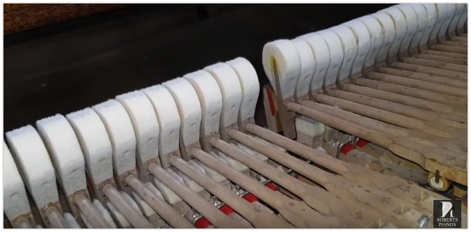 Steinway model M hammers need replacing