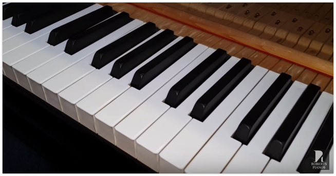 Yamaha grand piano keys